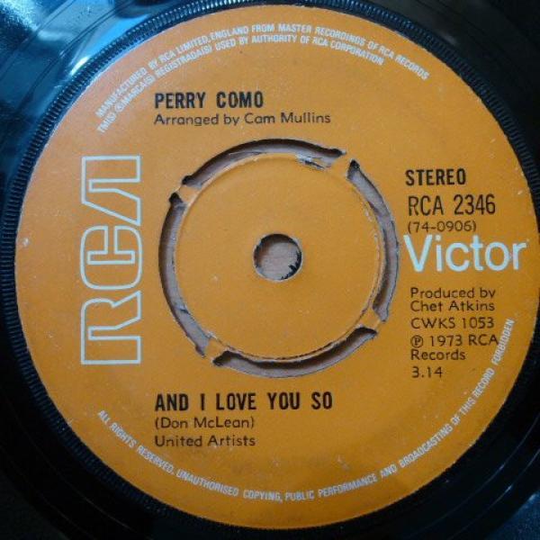 Perry Como - And I Love You So