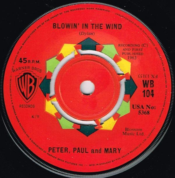 Peter, Paul & Mary - Blowin' In The Wind / Flora