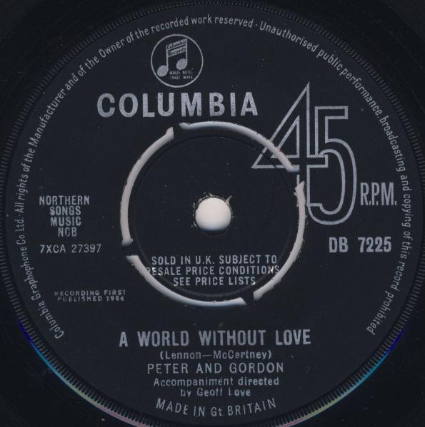 Peter & Gordon - A World Without Love