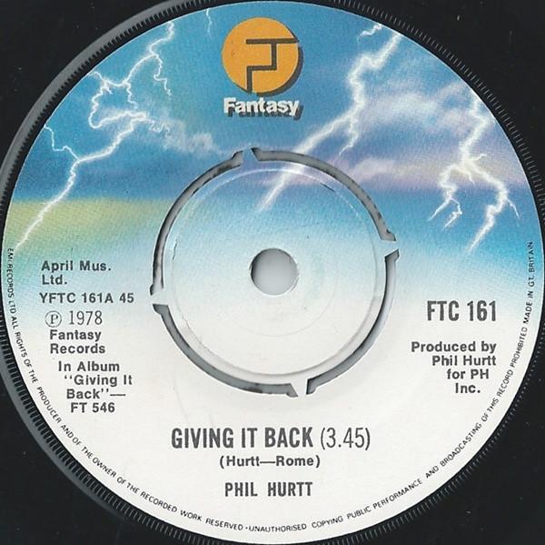 Phil Hurtt - Giving It Back