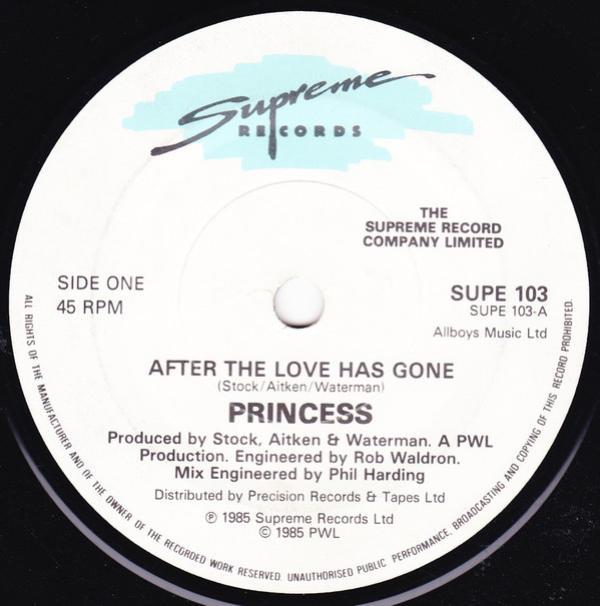 Princess - After The Love Has Gone