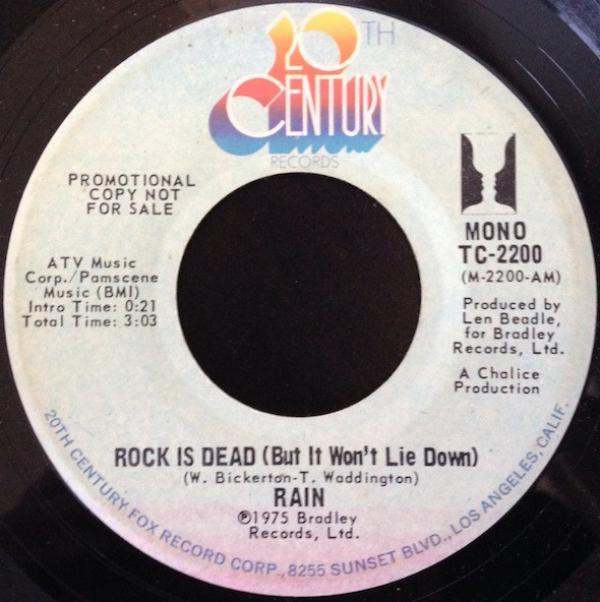 Rain (17) - Rock Is Dead (But It Won't Lie Down)
