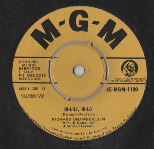 Richard Chamberlain - Hi-Lili, Hi-Lo