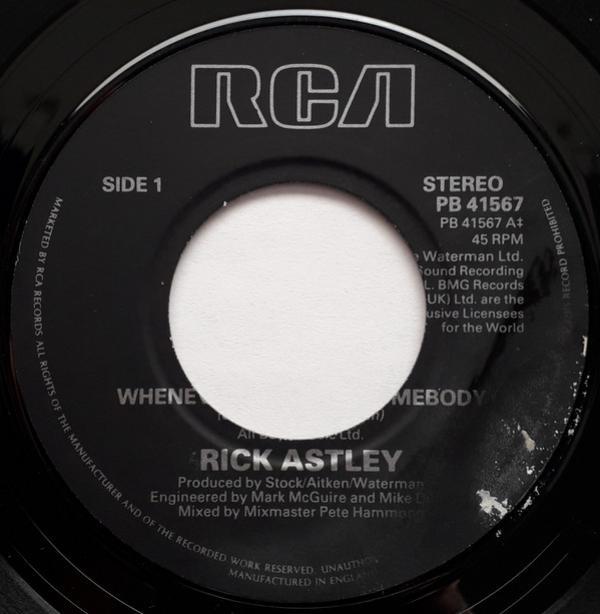 Rick Astley - Whenever You Need Somebody