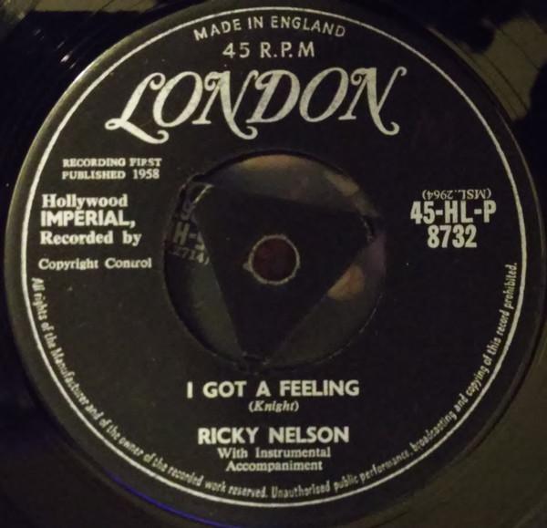 Ricky Nelson  - I Got A Feeling
