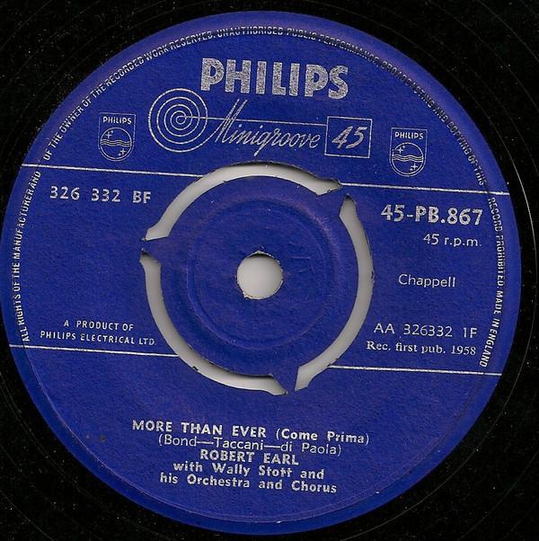 Robert Earl - More Than Ever (Come Prima)