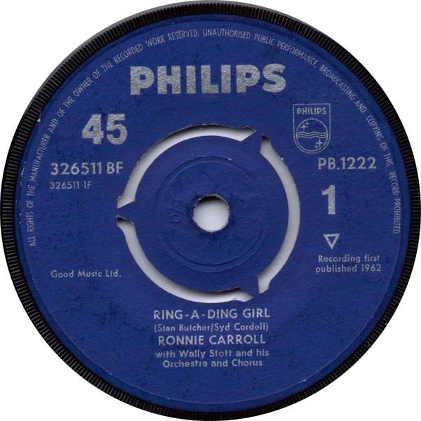 Ronnie Carroll - Ring-A-Ding Girl