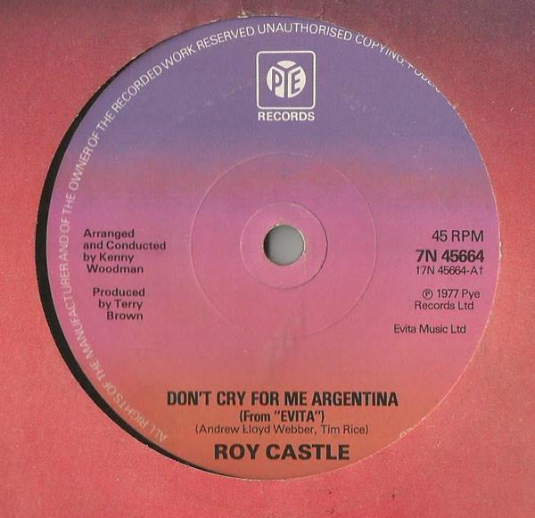 Roy Castle - Don't Cry For Me Argentina