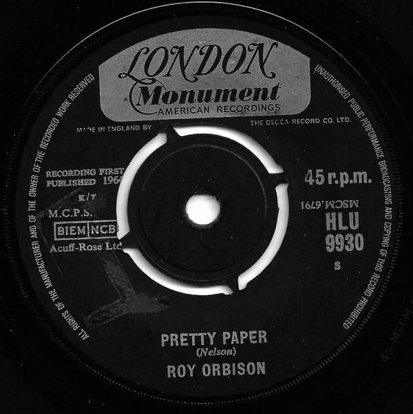 Roy Orbison - Pretty Paper