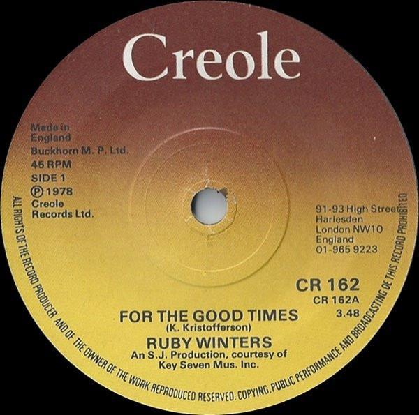 Ruby Winters - For The Good Times