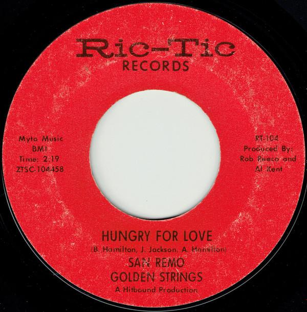 San Remo Golden Strings, Bob Wilson And The San Remo Quartet - Hungry For Love / All Turned On