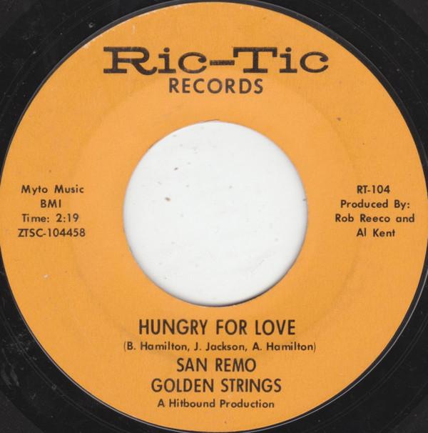 San Remo Golden Strings, Bob Wilson And The San Remo Quartet - Hungry For Love / All Turned On