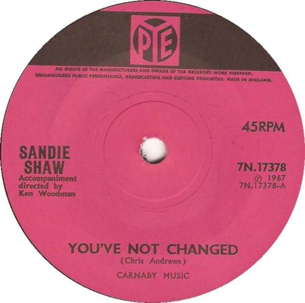 Sandie Shaw - You've Not Changed