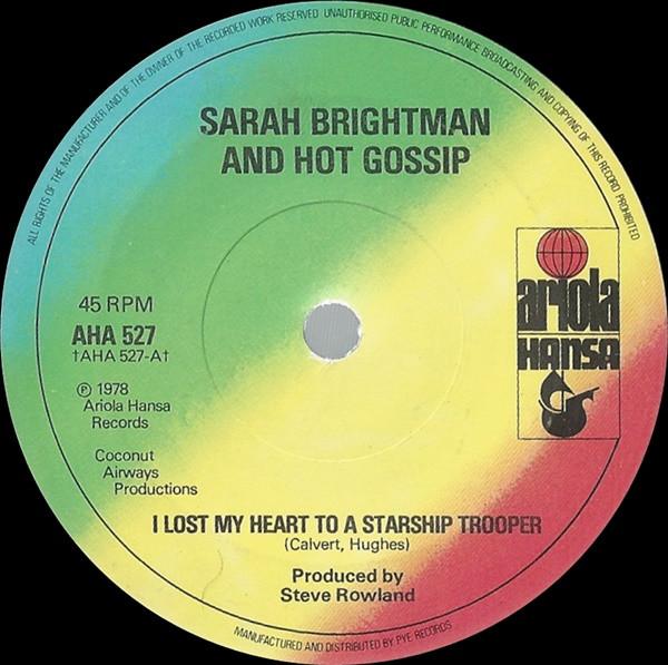 Sarah Brightman, Hot Gossip - I Lost My Heart To A Starship Trooper