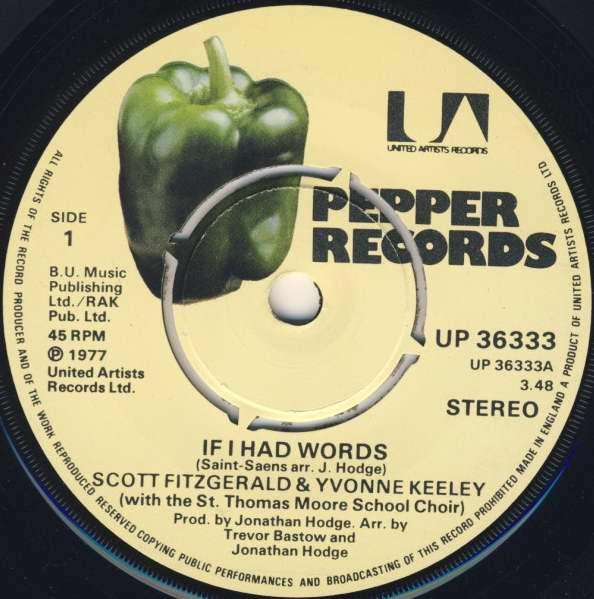 Scott Fitzgerald, Yvonne Keeley - If I Had Words
