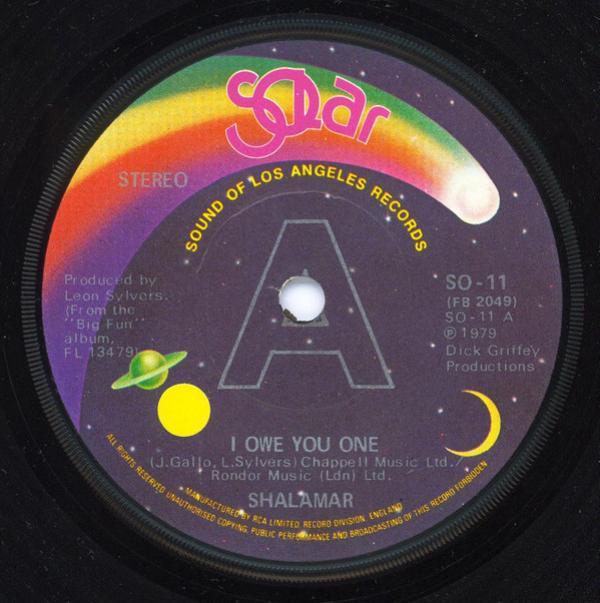 Shalamar - I Owe You One