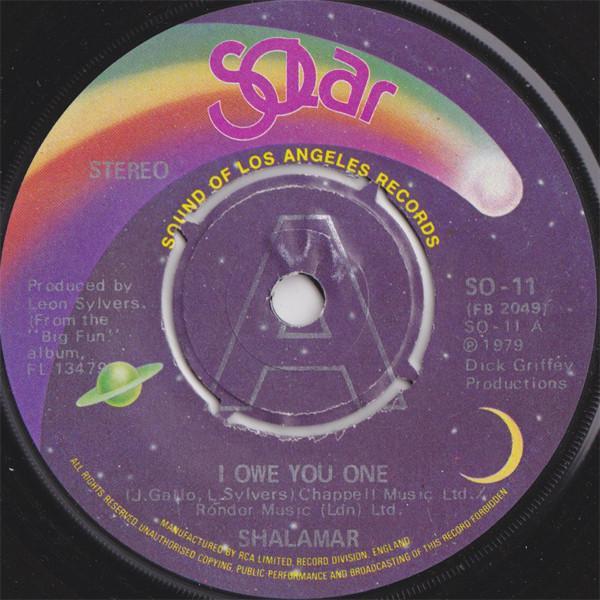 Shalamar - I Owe You One