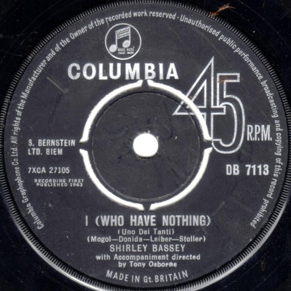 Shirley Bassey - I (Who Have Nothing)
