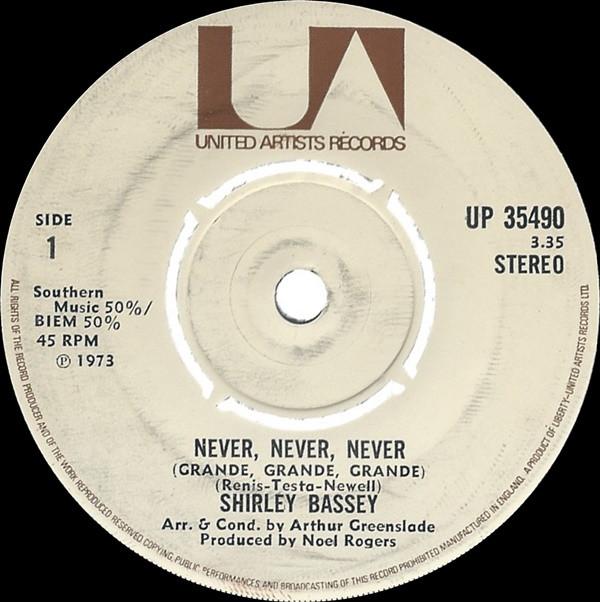 Shirley Bassey - Never, Never, Never (Grande, Grande, Grande)