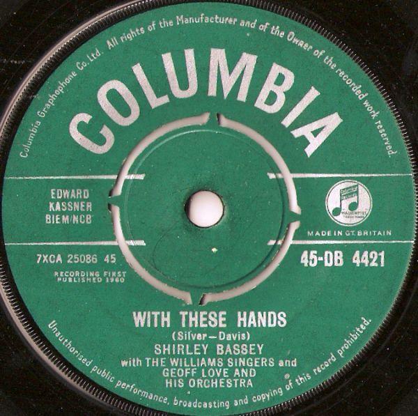 Shirley Bassey, The Williams Singers, Geoff Love & His Orchestra - With These Hands