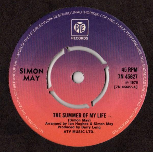 Simon May - The Summer Of My Life