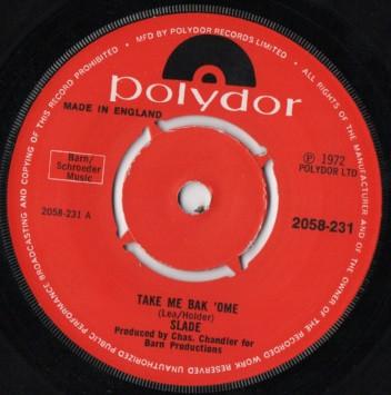 Slade - Take Me Bak 'Ome