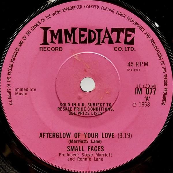 Small Faces - Afterglow Of Your Love / Wham Bam Thank You Man