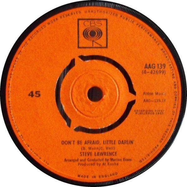 Steve Lawrence  - Don’t Be Afraid, Little Darlin’