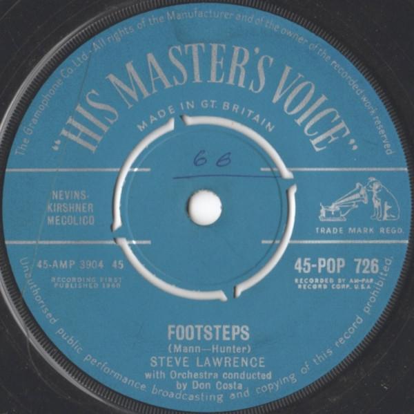 Steve Lawrence  - Footsteps