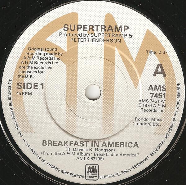 Supertramp - Breakfast In America
