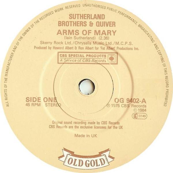 Sutherland Brothers, Quiver - Arms Of Mary