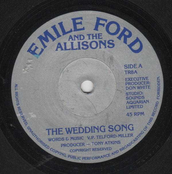 The Allisons, Emile Ford - The Wedding Song