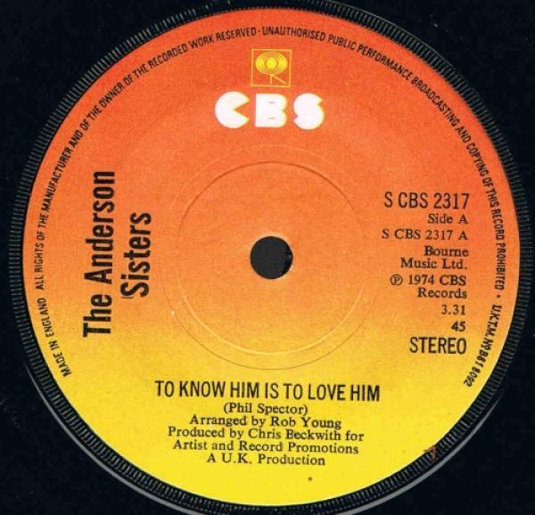 The Anderson Sisters - To Know Him Is To Love Him