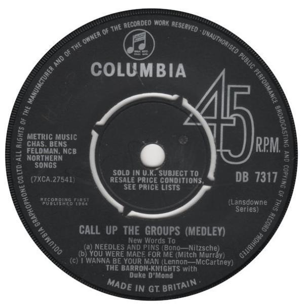 The Barron Knights, Duke D'Mond - Call Up The Groups (Medley)