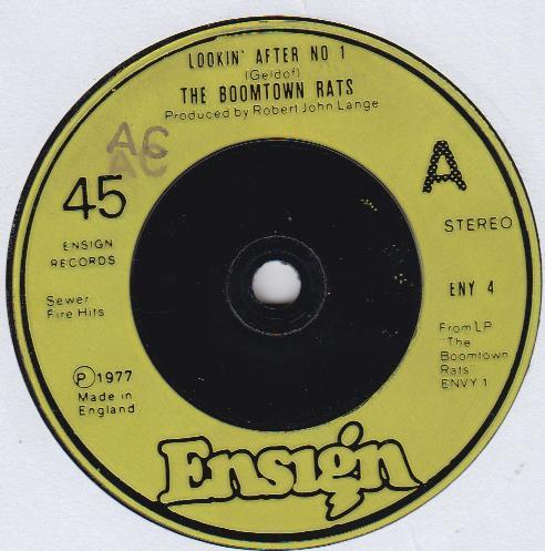 The Boomtown Rats - Lookin' After No. 1