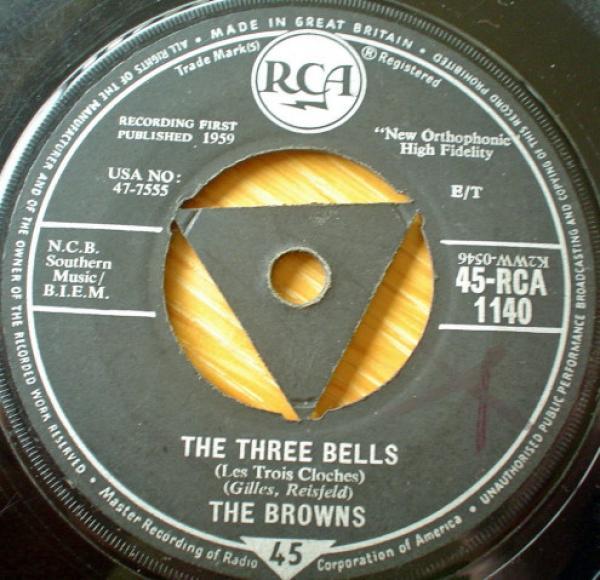 The Browns  - The Three Bells / Heaven Fell Last Night
