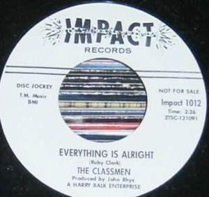 The Classmen  - Everything Is Alright