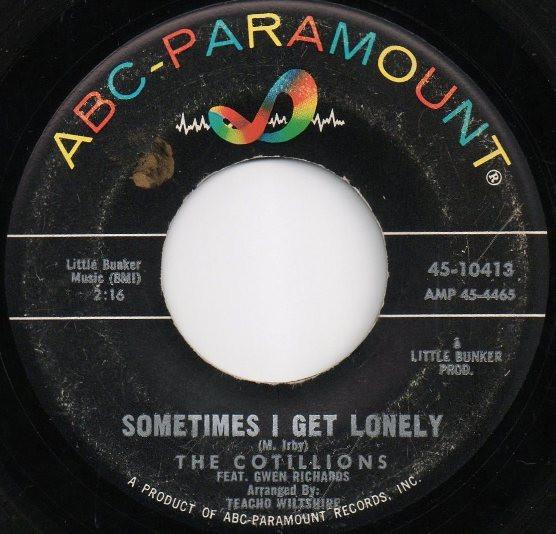 The Cotillions (3), Gwen Richardson - Sometimes I Get Lonely