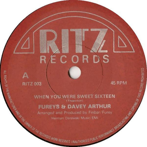 The Fureys & Davey Arthur - When You Were Sweet Sixteen / Big Ships A Sailing