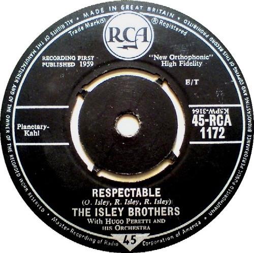 The Isley Brothers, The Hugo Peretti Orchestra - Respectable
