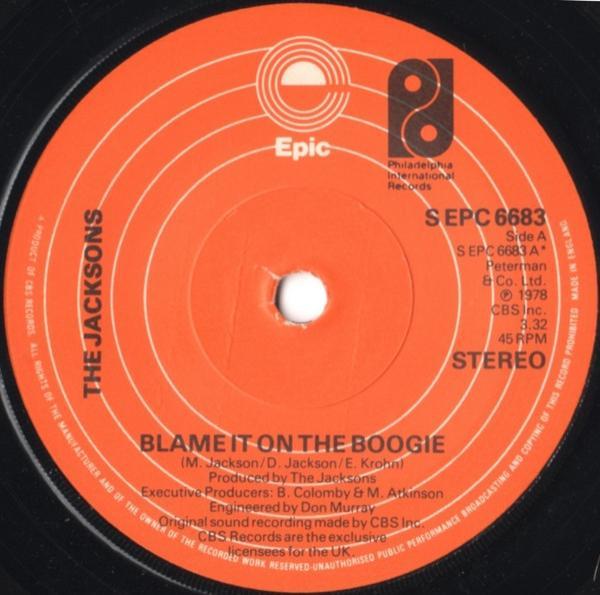 The Jacksons - Blame It On The Boogie