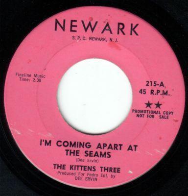 The Kittens Three - I'm Coming Apart At The Seams / Baby (I Need You)