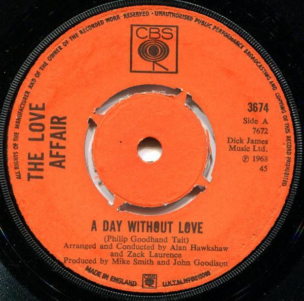 The Love Affair - A Day Without Love