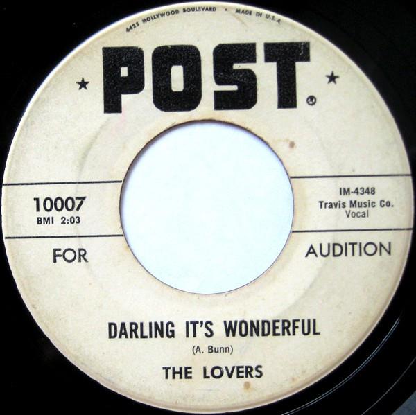 The Lovers  - I Want To Be Loved / Darling It's Wonderful