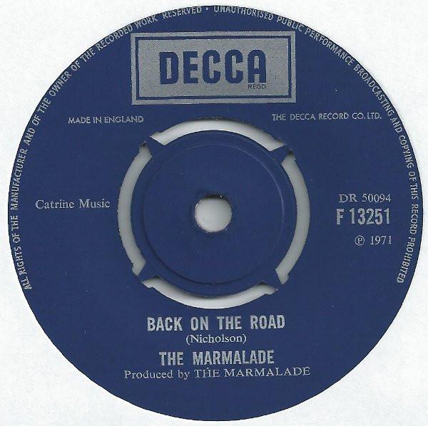 The Marmalade - Back On The Road