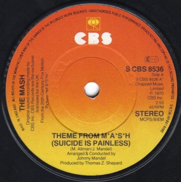 The Mash - Theme From M*A*S*H (Suicide Is Painless)
