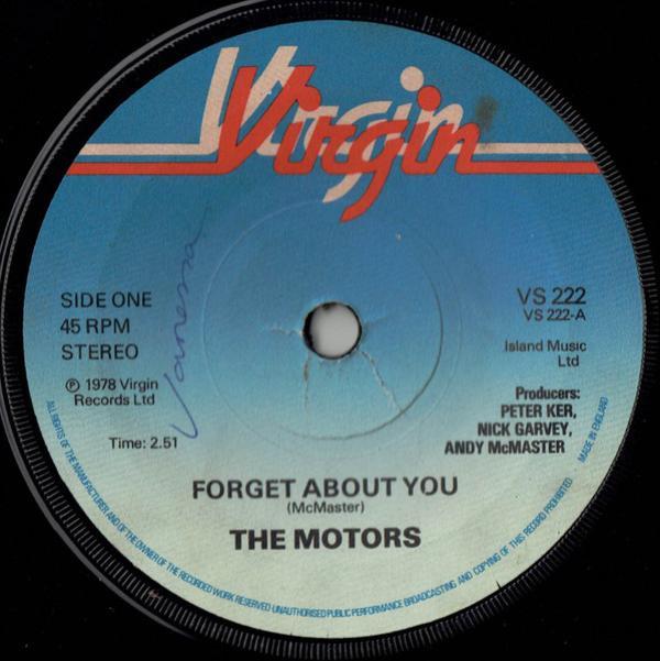 The Motors - Forget About You