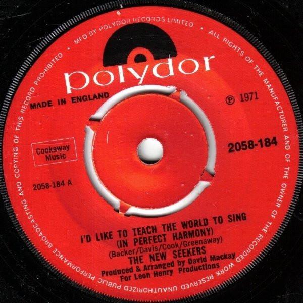 The New Seekers - I'd Like To Teach The World To Sing (In Perfect Harmony)