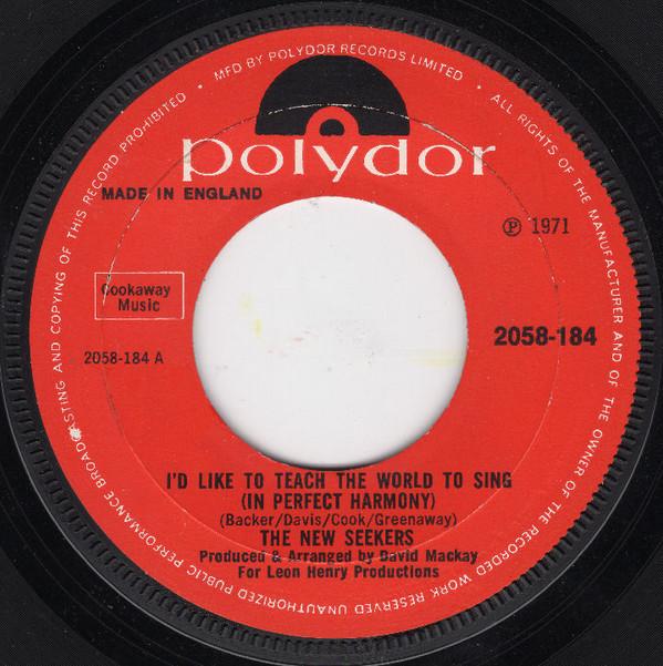 The New Seekers - I'd Like To Teach The World To Sing (In Perfect Harmony)