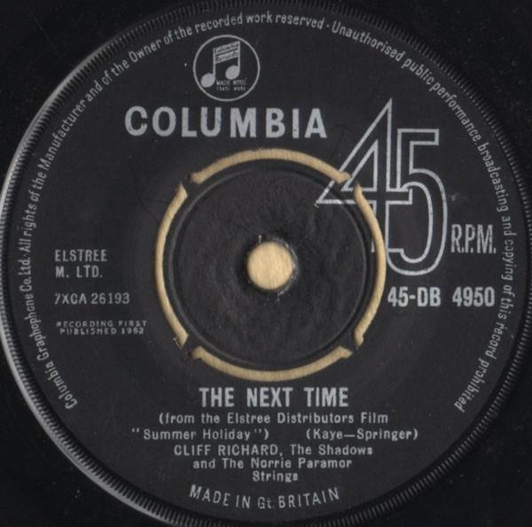 The Norrie Paramor Strings, Cliff Richard & The Shadows - The Next Time